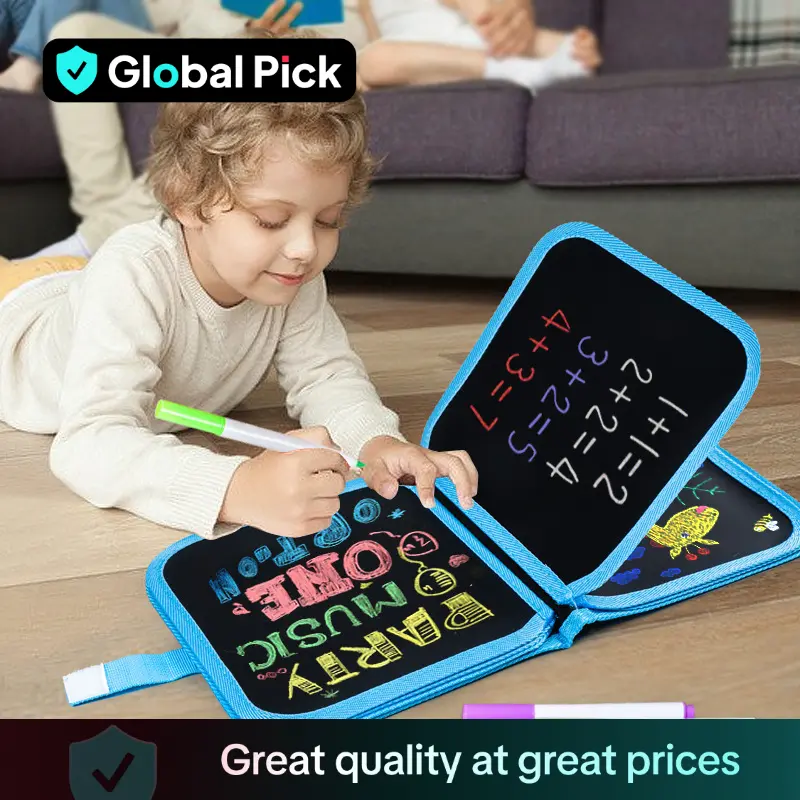 Dinosaur Pattern Erasable Coloring Graffiti Book Set, 1 Set Waterproof Magic Painting Book with Watercolor Pen, Creative Writing Painting Set for Boys