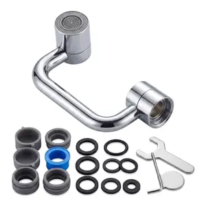 1440° Rotatable Faucet Aerator Extension, 2026 New 2 Modes Universal Sink Faucet for Splash Reduction, 1080° Rotating Multifunctional Faucet Extender for Bathroom Sink Kitchen