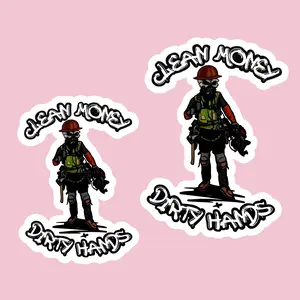 Dirty Hands Clean Money Carpenters Vinyl Stickers