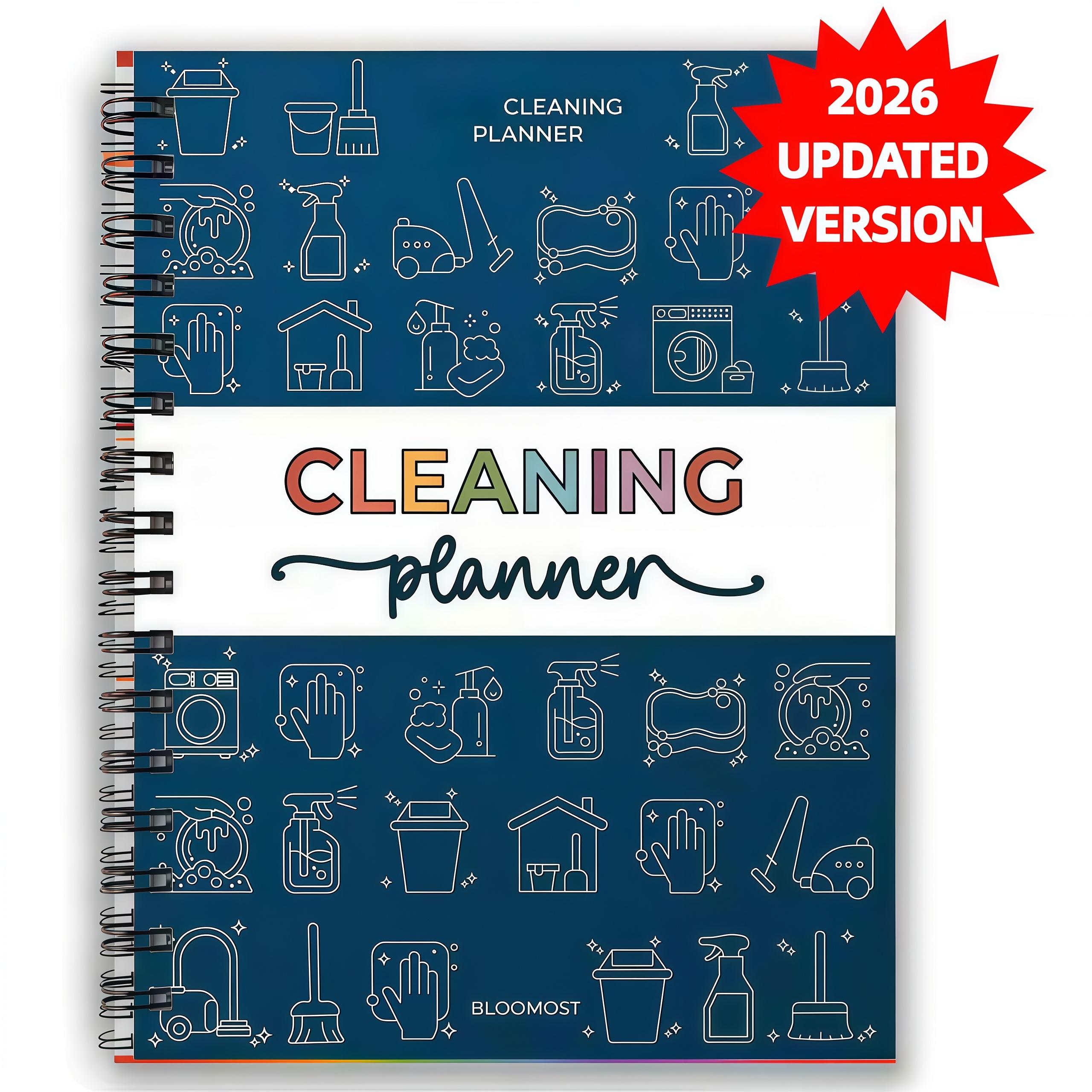 ADHD Cleaning Planner - Cleaning Schedule and Checklist Organizer for Adults and Teens - Daily, Weekly & Monthly Household Cleaning Checklist for ADHD Minds - Stress-Free Housework
