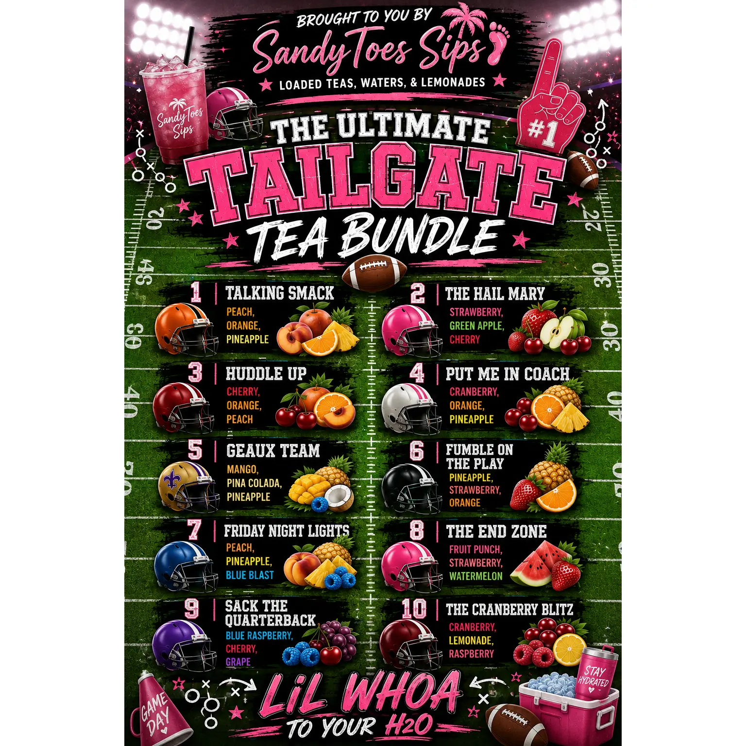 Loaded Tea Packets Ultimate Tailgate Tea Bundle Loaded Tea Packets Ultimate Tailgate Tea Bundle