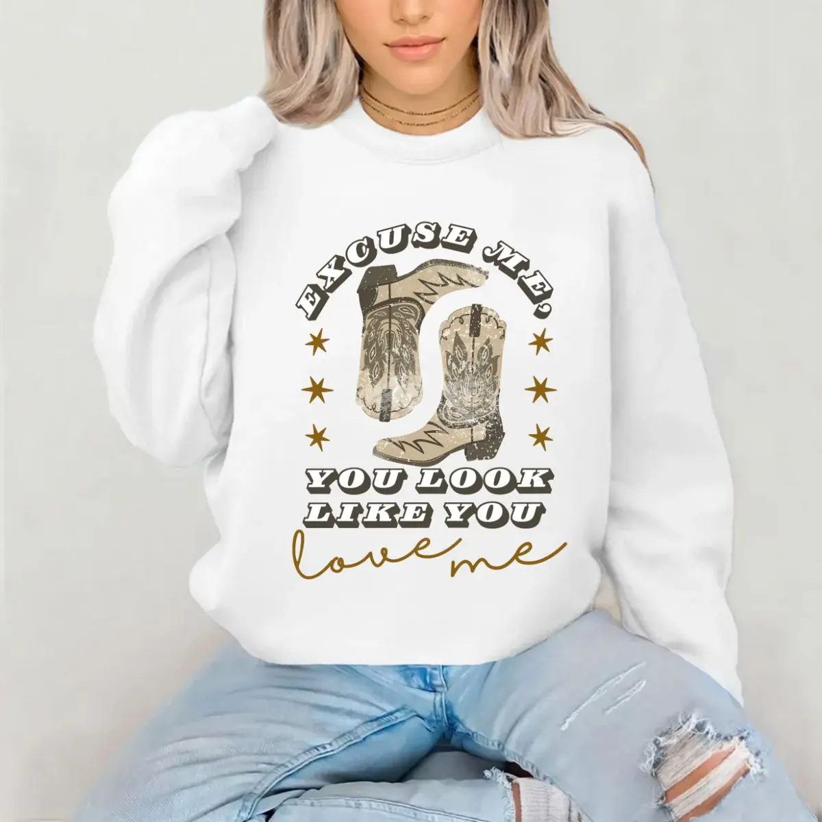 Excuse Me You Look Like You Love Me Tshirt Sweatshirt Hoodie, Ella Langley, Riley Green, Country Music Tee, Unisex Sweater Pullover Tee