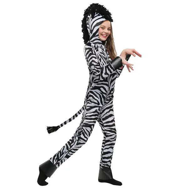 Wild Zebra Kids Costume