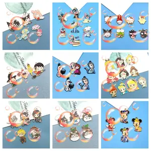 Chris-A24-Mix Styles Cartoon Pendants -2pcs per bag