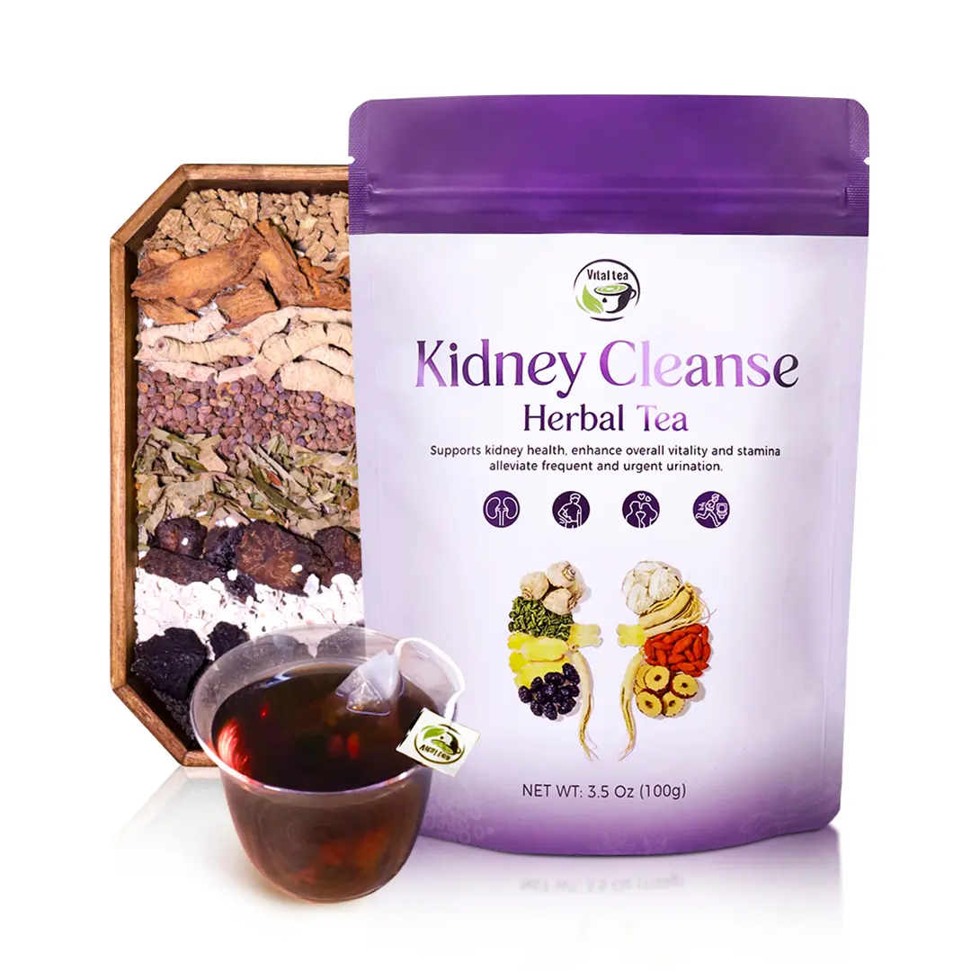 Kidney Detox Tea – Natural Blend for Kidney Health and Enhanced Vitality | Organic Herbal Tea Beverage Sugar-Free, GMO-Free (100g) Daily Drinks | iTREE · Vital-Tea,back to school