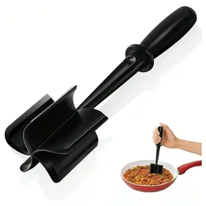 Meat Chopper & Shredder - Heat Resistant Pulverizer for Ground Beef, Turkey, Hamburger Meat & More, 1pc, Top-Quality Meat Masher