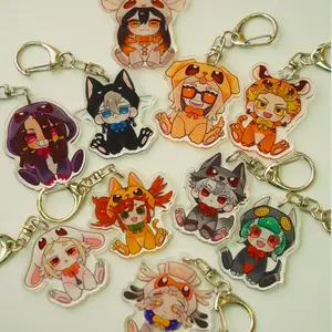 GACHIACUTA Keychain Acrylic Charms, Anime Keychain, Cute, Durable, And Perfect For Bags, Keys, Or Gifts. Great For Daily Use Or As Thoughtful Little Gifts For Your Friends And Yourself.