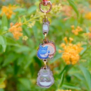 Totoro Wooden Keychain - 3 in / 7.62 cm
