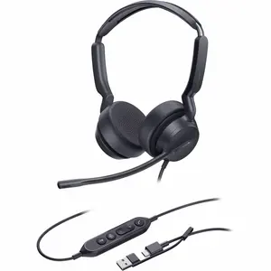 Yealink UH42 Headset, 1.97 ft, USB Type C, Wired