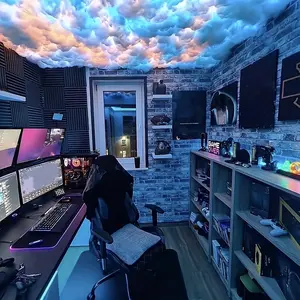 3D Thundercloud LED Cloud Light - USB Lamp with Multicolor Lightning Changing Effect, DIY Creative Night Light for Bedroom Gaming Room Indoor, 16 Feet Long Cord-99