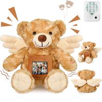 Angel Bear with Recorder and Picture Frame（Brown）