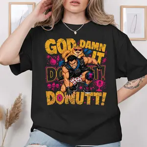 Dungeon Crawler Carl God Damn It Donut Y2k Graphic Tee, This Is An Outrage Youth Shirt, Mongo And Princess Donut Achievement Unisex T-Shirt for Adults & Kids