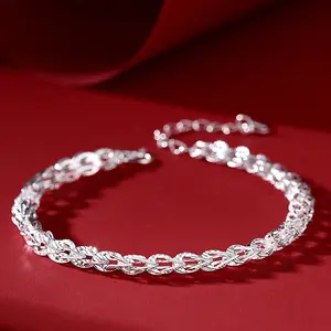 S999 Pure Silver Phoenix Tail Bracelet