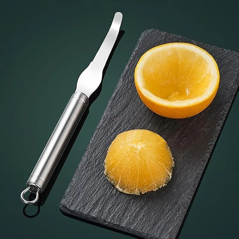 1pc Orange Peeler Tools Stainless Steel Citrus Peel Cutter Citrus Remover Easy Open Lemon Peeler Vegetable Slicer Fruit Tools
