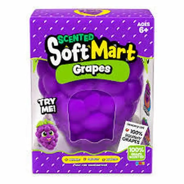 Soft Mart grape-scented jumbo squishy