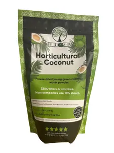 BuildASoil Horticultural Coconut Water Powder - Raw Freeze Dried Organic for Plants, 100% Pure