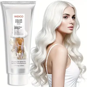 Silver Color Anti- Hair Mask, Removes Hairs, Repairs Dry Frizzy Damaged Hair, Nourishing Hair Care, Nourished Hair, Quick Coloring, Long Lasting, Plant-Based, No Irritation, Hair Care Products
