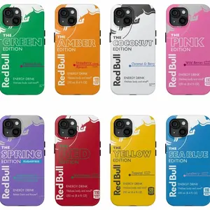 8 design Redbull Energy Drink Phone Case, Compatible with iPhone X, 11, 12, 13, 14, 15, 16, 17 & more