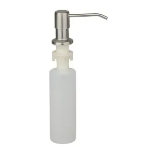 Stainless Steel Soap Dispenser Kitchen Sink Bath Hands Liquid Pump Bottle 300ML