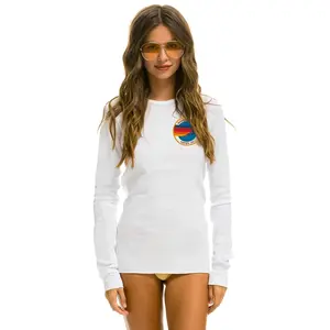 AVIATOR NATION ASPEN THERMAL - WHITE
