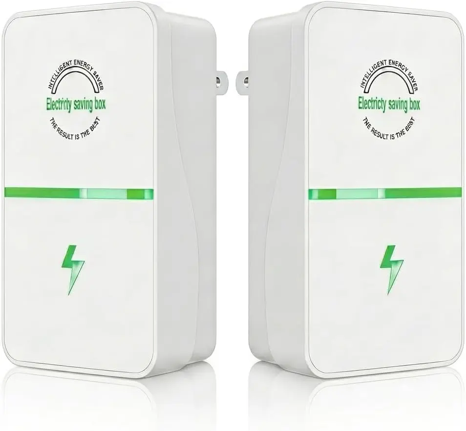 2 Pack Plug-In Power Stabilizer, Upgraded Voltage Balancing Wall Plug, Household Surge Protection Plug
