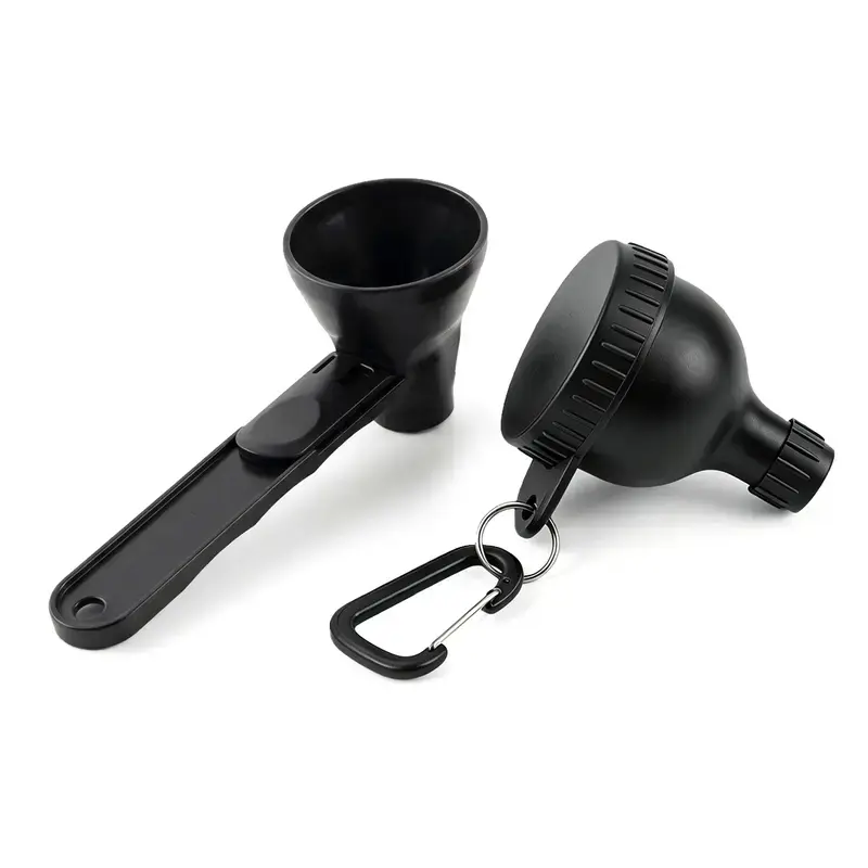 Perfect Valentine’s & Father’s Day Gift! Mini Protein Powder Funnel With Sliding Scoop Container, Leakproof BPA-Free Powder Holder For Creatine, Chocolate & Protein Shakes