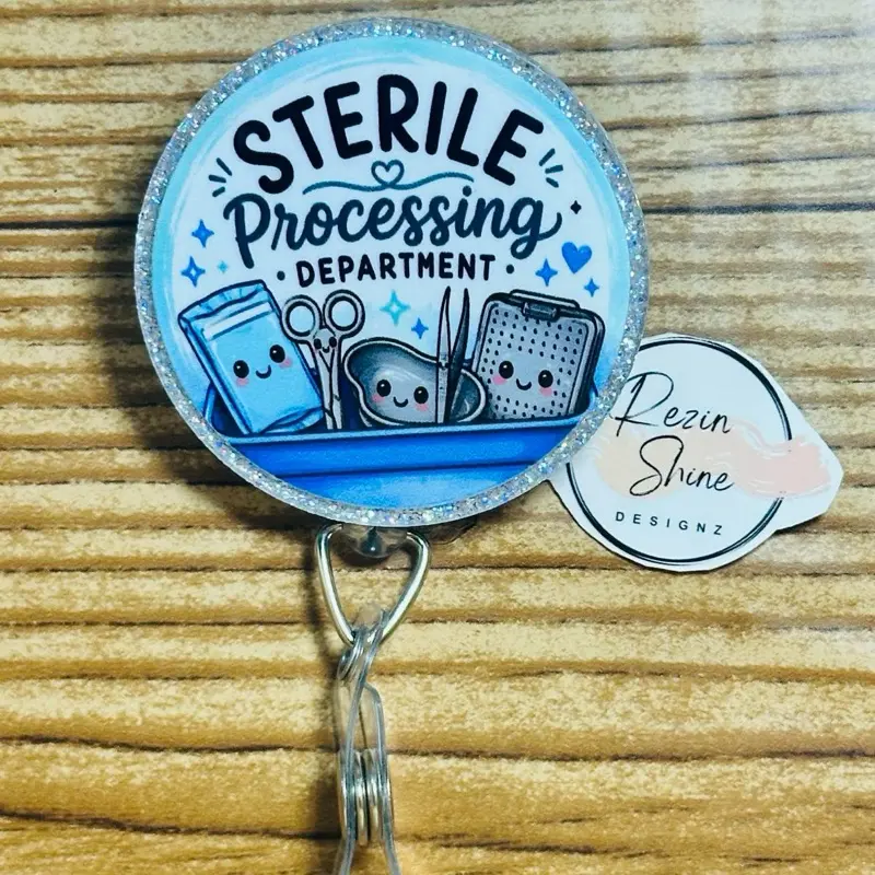 Sterile Processing Department Badge Reel