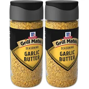 Unleash the senses of your soulGrill Mates Garlic Butter Seasoning, 3.1 oz (Pack of 2) Flavor Chicken Seafood Spice