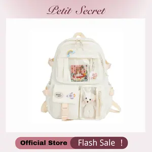 Y2K Clear Backpack with Pockets - Cute Large Capacity Transparent Bag, The Ultimate Retro-Futuristic Statement for School, Concerts & Travel
