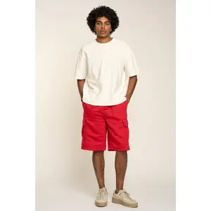 Men's Solid Fleece Heavyweight Cargo Shorts