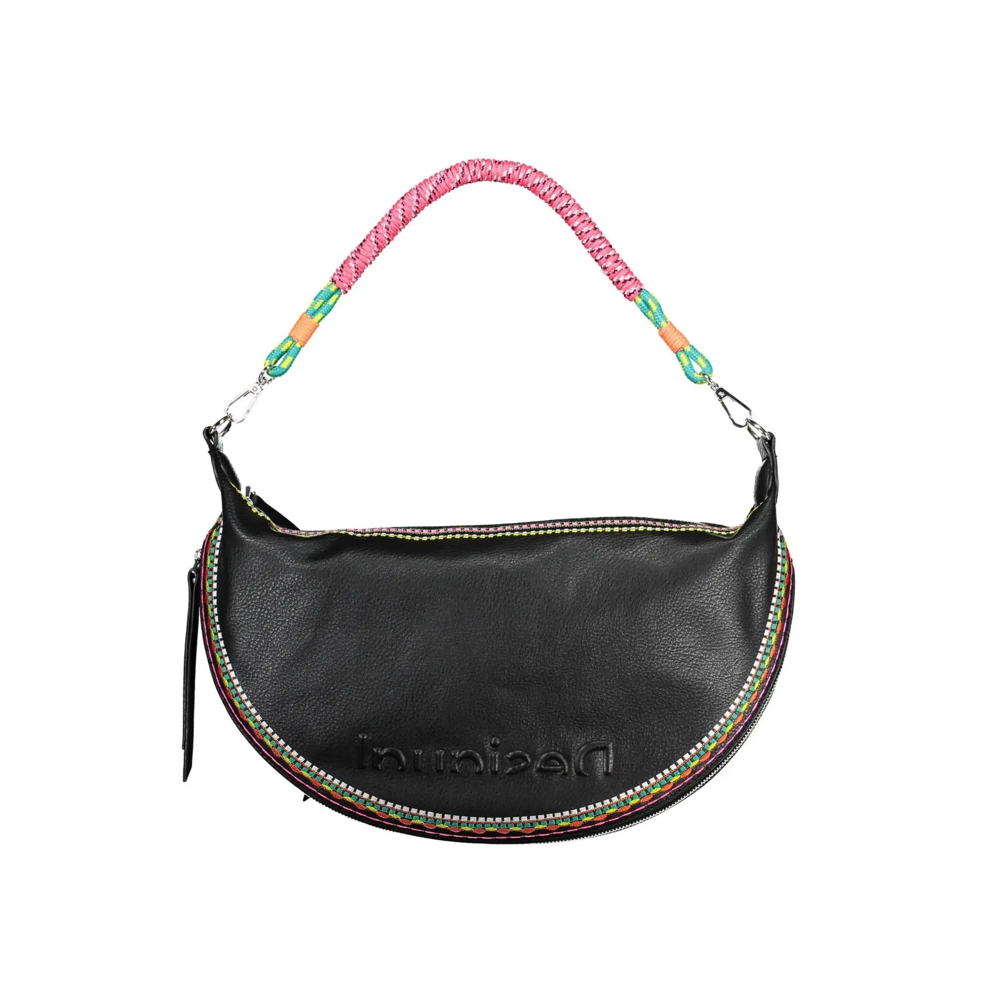Desigual Black Polyurethane Handbag