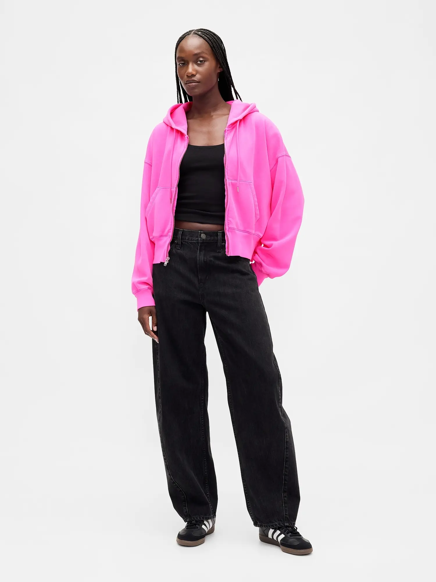 Gap Women's VintageSoft Full-Zip Wedge Hoodie - TikTok Shop