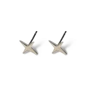 Small Tiny Star Stud Earrings for Men Women Streetwear Unisex Style