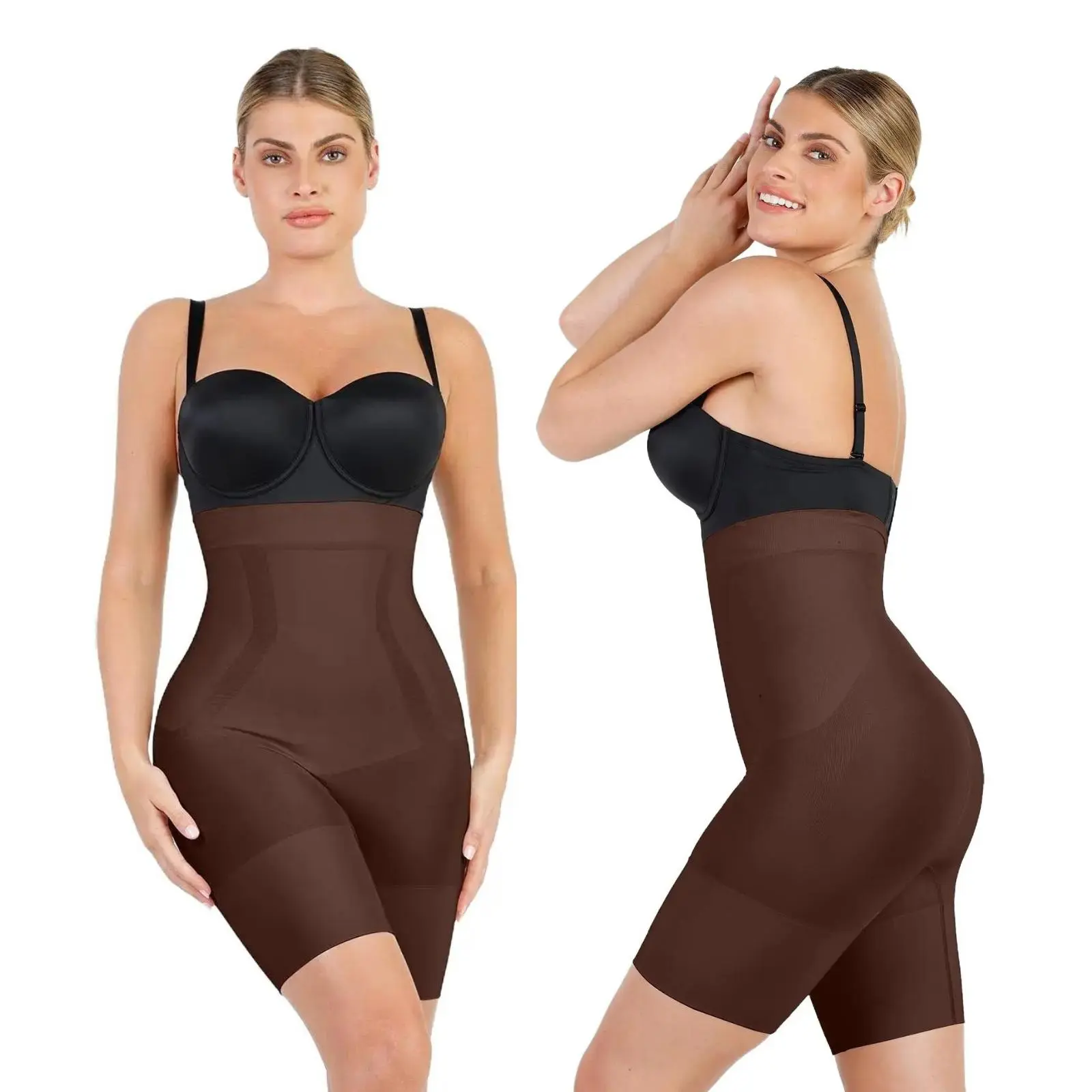 Popilush Shapewear Booty Lift Shorts Nylon Comfort Fabric Women Shaper Casual Daily Wear