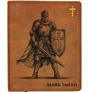 Personalized NIV Bible, Custom Holy Bible, New International Version (Knight Standing Solo)