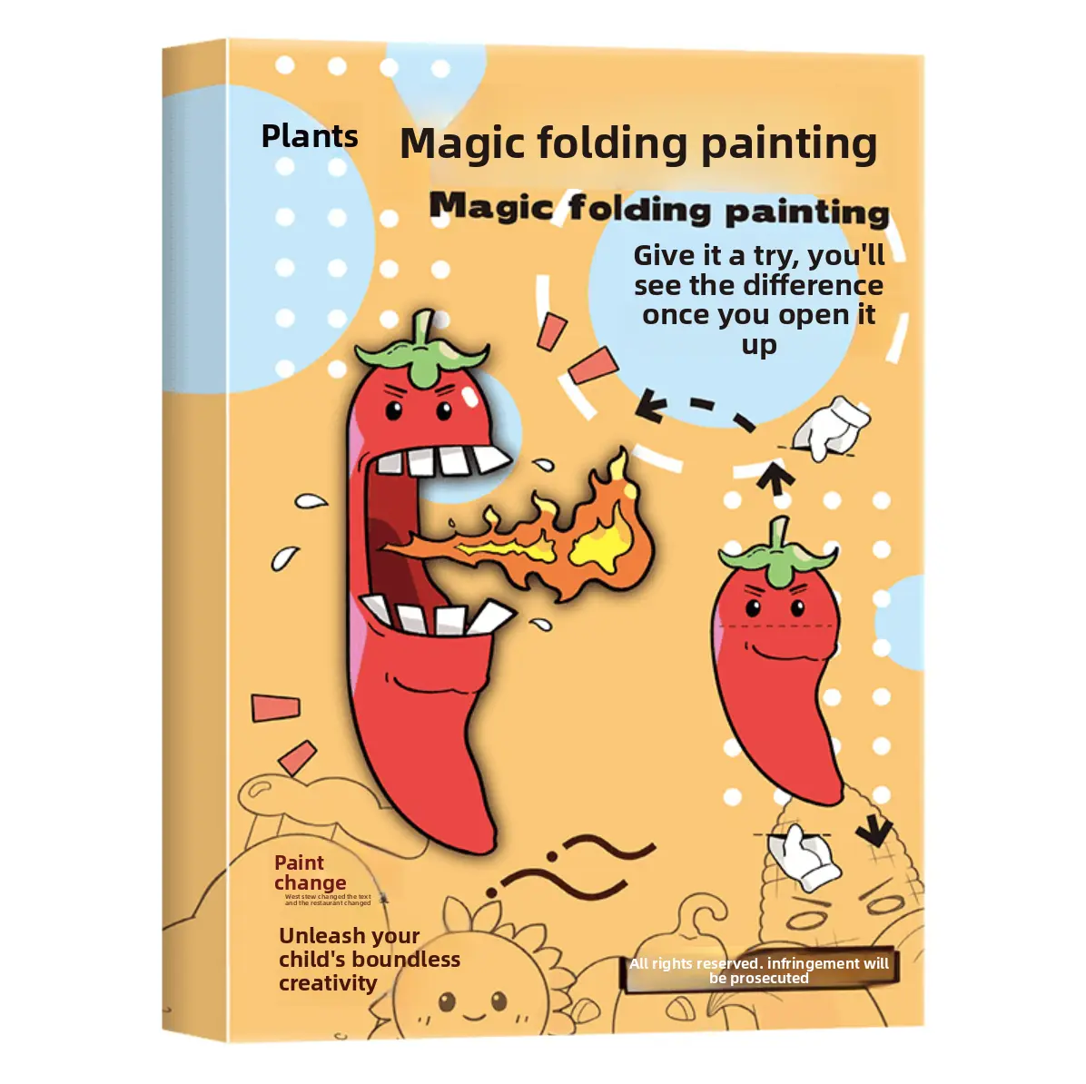 nteractive Fold-to-Reveal Art Books for Kids, Set of 4