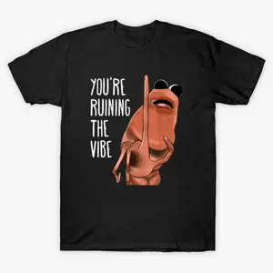 Breathable Everyday Tee You're Ruining The Vibe - Marcus The Worm T-Shirt