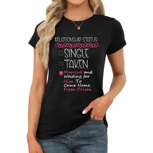 100% Cotton Prison wife boyfriend in jail T-Shirt