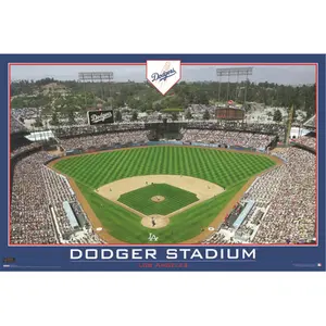 Hot Stuff Enterprise Z77-24x36-NA Dodgers Stadium Poster- 24 x 36