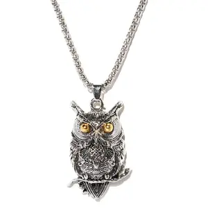 Owl Pendant Chain Necklace