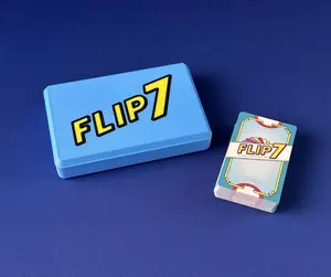 Flip 7 Deck Box with Magnetic Lid 3D Printed for Un-Sleeved and Sleeved Cards Secure Fit Neodymium Magnets Ideal for Travel