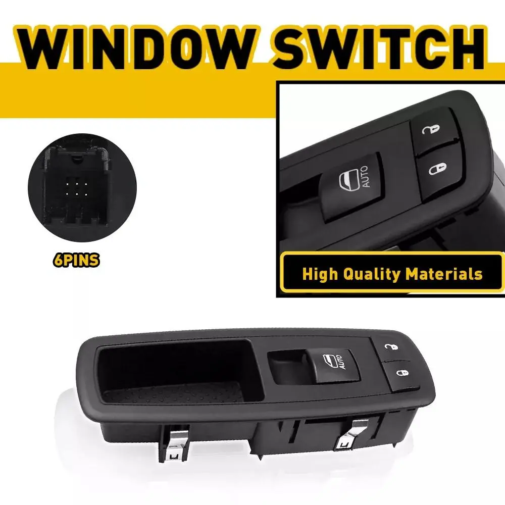 6-Pins Plug-In Power Window & Door Control Switch for Dodge Journey, Nitro, Grand Caravan