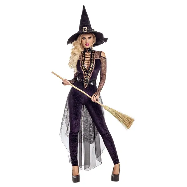 Women's Midnight Violet Witch Costume