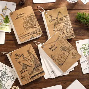 80 Sheets Sketchbook, Ring Bound, Writing Paper Material, 40 Tracing Pages + 30 Coloring Pages + 10 Blank Pages, Drawing Pad, Art Set, Art Supplies