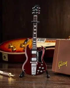 Axe Heaven -Gibson 1964 SG Standard Cherry Mini Guitar Replica Collectible  [Collectible Figurine/Statue/Bust] figurine/statue, Collectible