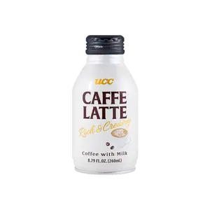 UCC Japan Iced Coffee Latte Drink - 260ml Ready-to-Drink Milky Coffee Beverage