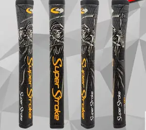 Men's PU Putter Grip Cover Pistol GT 2.0 Golf Putter Grip - Anti-Slip Rubber Golf Club Handle with Skull Design, Sweat Resistant Replacement Grip for Golf Clubs tiktokshopspringglowup stick