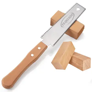 Japanese Pull Saw - Double Edge 11/17 TPI SK5 Blade for Precision Woodworking & Flush Cuts