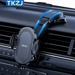 Tkzj T001s Car Dashboard Phone Holder, Upgrade Version with Horizontal and Vertical Adjustment, Suitable for All Vehicle Models