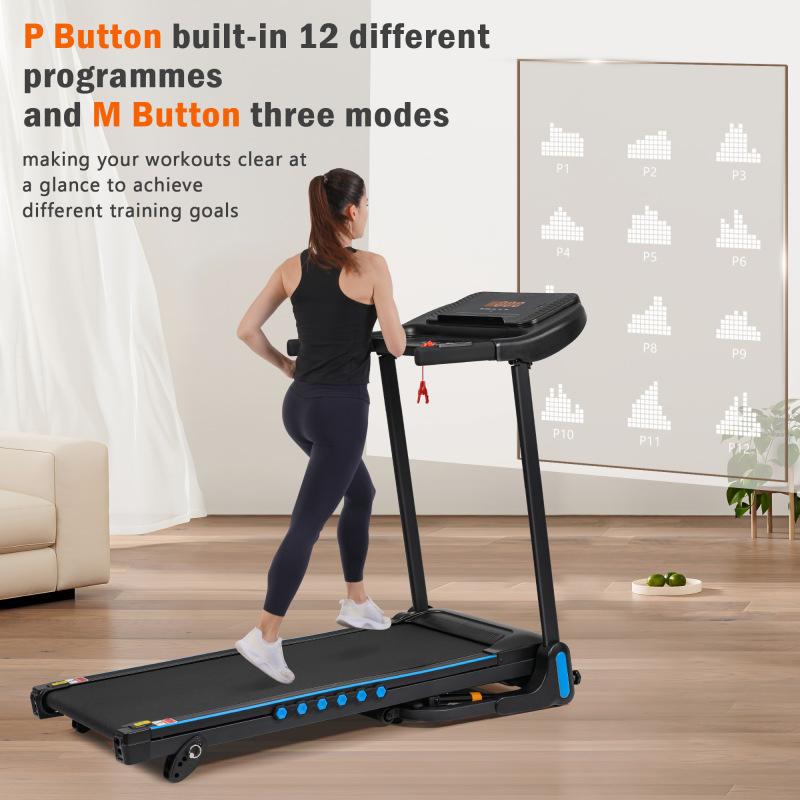 NEW Incline Treadmill for Running and Walking, 3.0 HP Treadmills For Home 350 lbs Weight Capacity Hydraulic System Auto-Folding Treadmill with Type C & USB Charge Station , 10MPH, Bluetooth Speaker vibration  plate